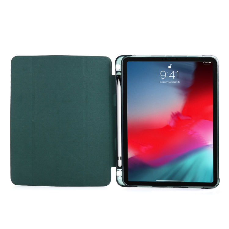 Multi-folding TPU Leather Tablet Case with Holder & Pen Slot