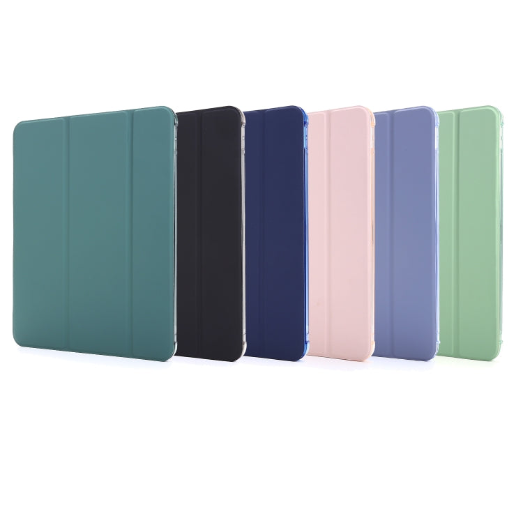 Multi-folding Horizontal Flip PU Leather + Shockproof Airbag TPU Case with Holder & Pen Slot & Wake-up / Sleep Function, For iPad Pro 11 2022 / 2021, For iPad Pro 12.9 2022 / 2021