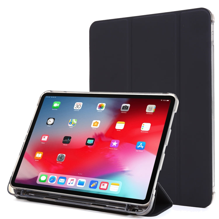 Multi-folding Horizontal Flip PU Leather + Shockproof Airbag TPU Case with Holder & Pen Slot & Wake-up / Sleep Function, For iPad Pro 11 2022 / 2021, For iPad Pro 12.9 2022 / 2021