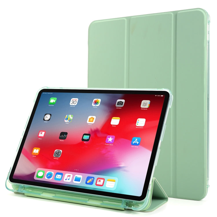 Multi-folding Horizontal Flip PU Leather + Shockproof Airbag TPU Case with Holder & Pen Slot & Wake-up / Sleep Function, For iPad Pro 11 2022 / 2021, For iPad Pro 12.9 2022 / 2021