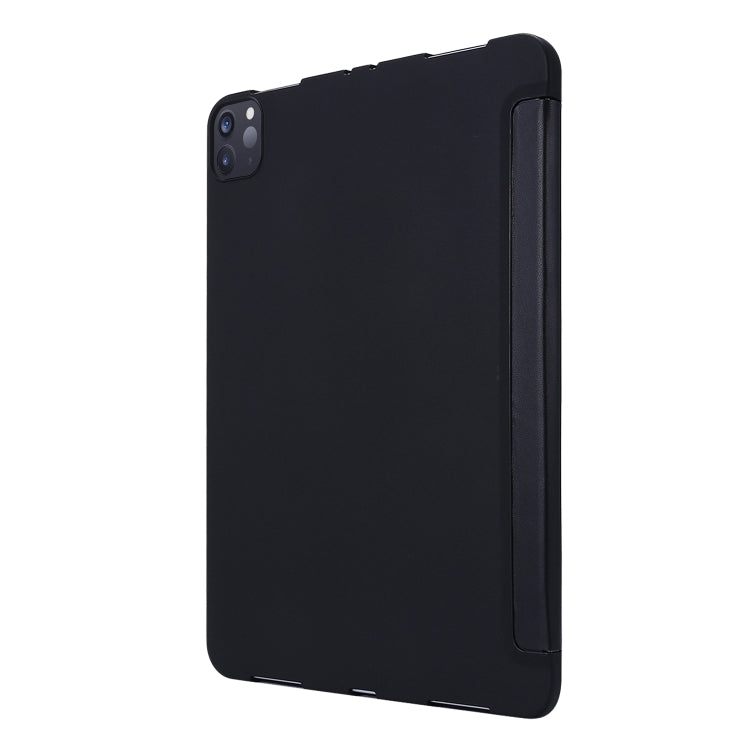3-folding Horizontal Flip PU Leather + Honeycomb TPU Shockproof Case with Holder, For iPad Pro 11 2022 / 2021