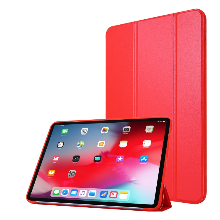 3-folding Horizontal Flip PU Leather + Honeycomb TPU Shockproof Case with Holder, For iPad Pro 11 2022 / 2021