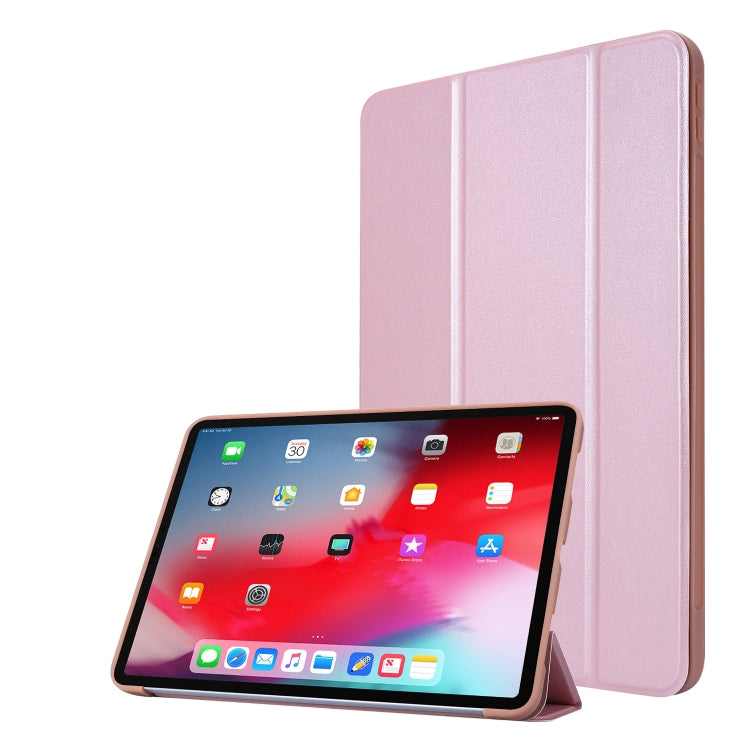 3-folding Horizontal Flip PU Leather + Honeycomb TPU Shockproof Case with Holder, For iPad Pro 11 2022 / 2021