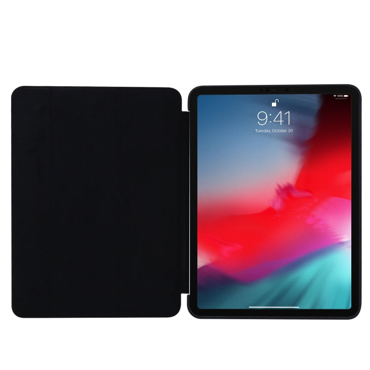 3-folding Horizontal Flip PU Leather + Honeycomb TPU Shockproof Case with Holder, For iPad Pro 11 2022 / 2021