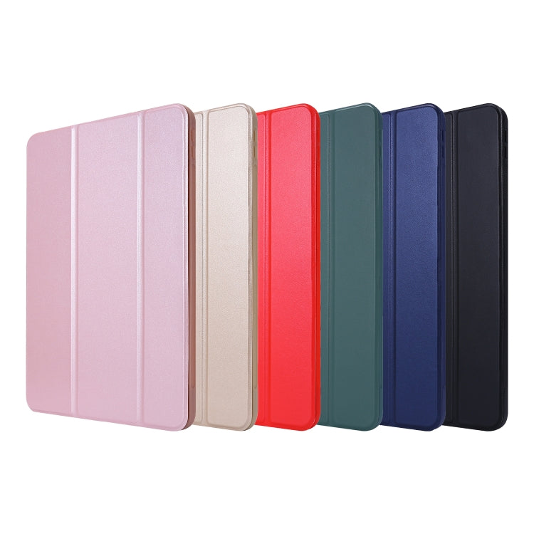 3-folding Horizontal Flip PU Leather + Honeycomb TPU Shockproof Case with Holder, For iPad Pro 11 2022 / 2021