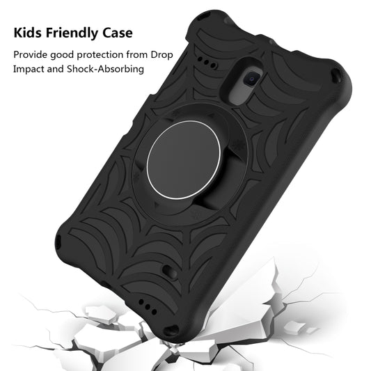 Black protective tablet case holder strap Samsung Galaxy Tab A 8-inch rugged design