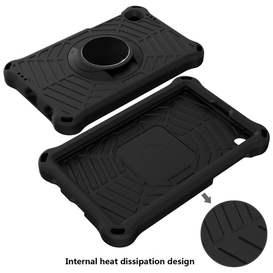 Tab A7 Lite 8.7 case in hand showing ergonomic grip and strap design