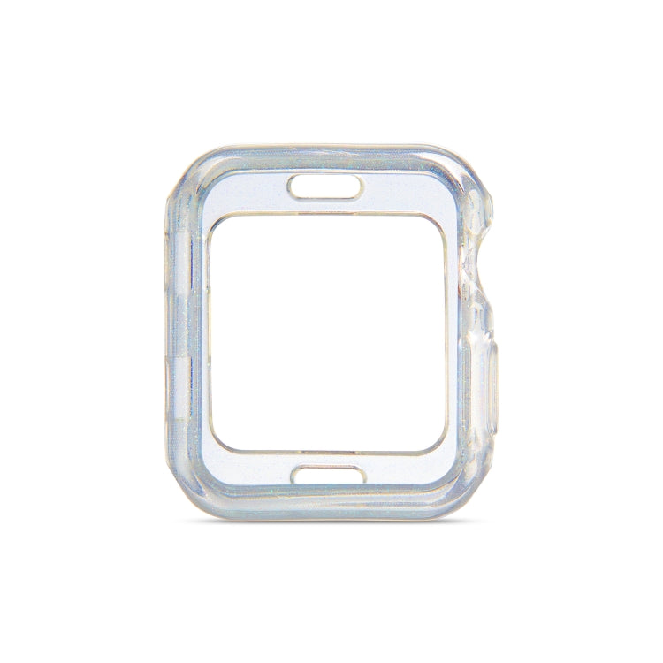Glitter Powder TPU Protective Case, For Apple Watch Series 6 & SE & 5 & 4 44mm, For Apple Watch Series 3 & 2 & 1 42mm, For Apple Watch Series 6 & SE & 5 & 4 40mm, For Apple Watch Series 3 & 2 & 1 38mm