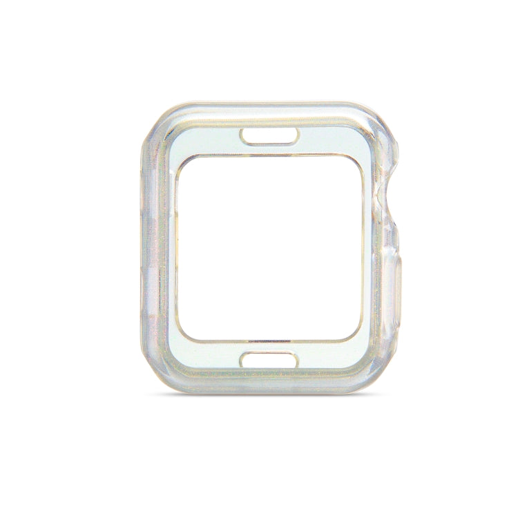 Glitter Powder TPU Protective Case, For Apple Watch Series 6 & SE & 5 & 4 44mm, For Apple Watch Series 3 & 2 & 1 42mm, For Apple Watch Series 6 & SE & 5 & 4 40mm, For Apple Watch Series 3 & 2 & 1 38mm