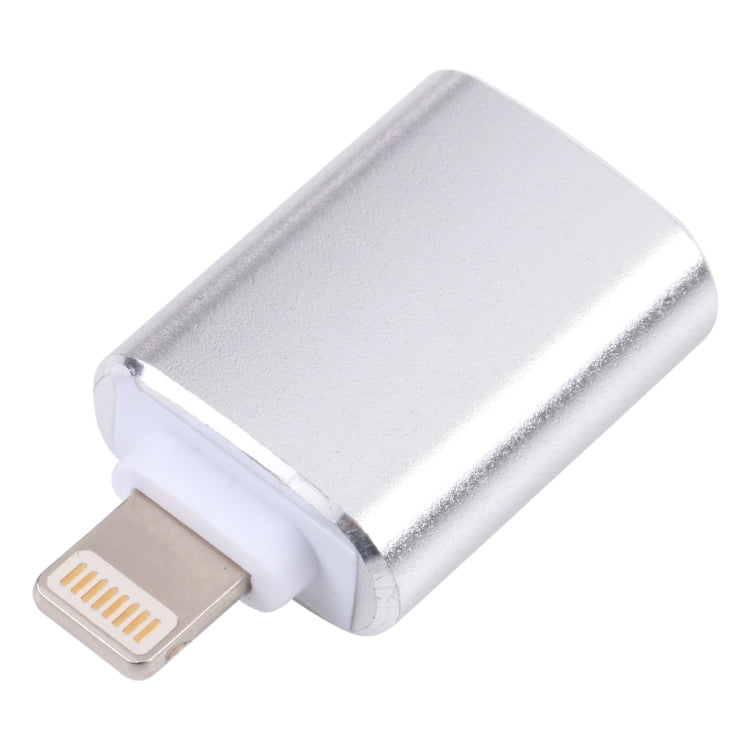 XQ-ZH001 USB Female to 8 Pin Male OTG Adapter, XQ-ZH001 (Silver)