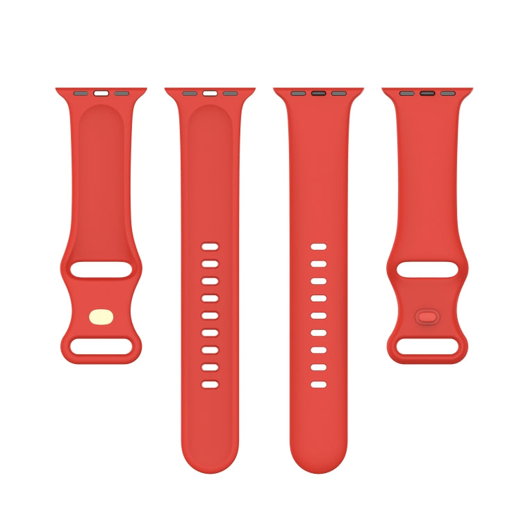 Large Size Silicone Watch Band For Apple Watch Series, 7 41mm / 6 & SE & 5 & 4 40mm / 3 & 2 & 1 38mm, Size: Large Size, 7 45mm / 6 & SE & 5 & 4 44mm / 3 & 2 & 1 42mm, Size: Large Size
