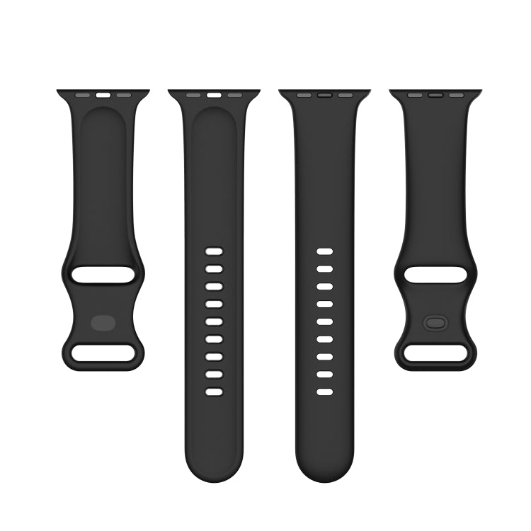 Large Size Silicone Watch Band For Apple Watch Series, 7 41mm / 6 & SE & 5 & 4 40mm / 3 & 2 & 1 38mm, Size: Large Size, 7 45mm / 6 & SE & 5 & 4 44mm / 3 & 2 & 1 42mm, Size: Large Size
