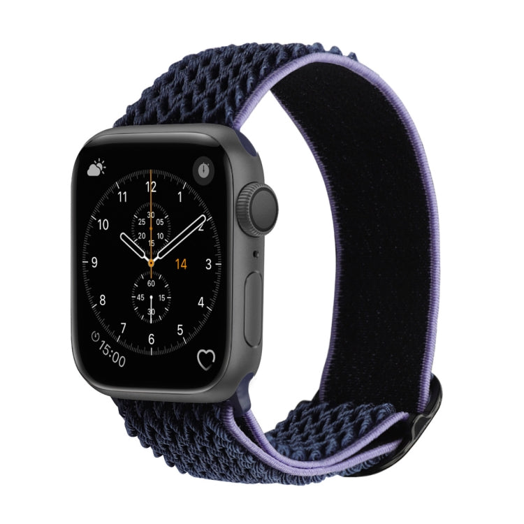 Wave Texture Nylon Replacement Watchbands For Apple Watch Series, 7 45mm / 6 & SE & 5 & 4 44mm / 3 & 2 & 1 42mm, 7 41mm / 6 & SE & 5 & 4 40mm / 3 & 2 & 1 38mm