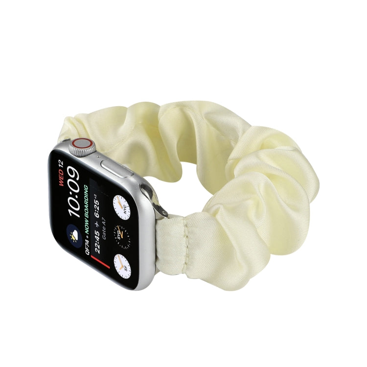 Scarf Hair Tie Replacement Watchbands For Apple Watch Series, 7 45mm / 6 & SE & 5 & 4 44mm / 3 & 2 & 1 42mm