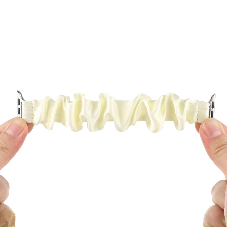 Scarf Hair Tie Replacement Watchbands For Apple Watch Series, 7 45mm / 6 & SE & 5 & 4 44mm / 3 & 2 & 1 42mm