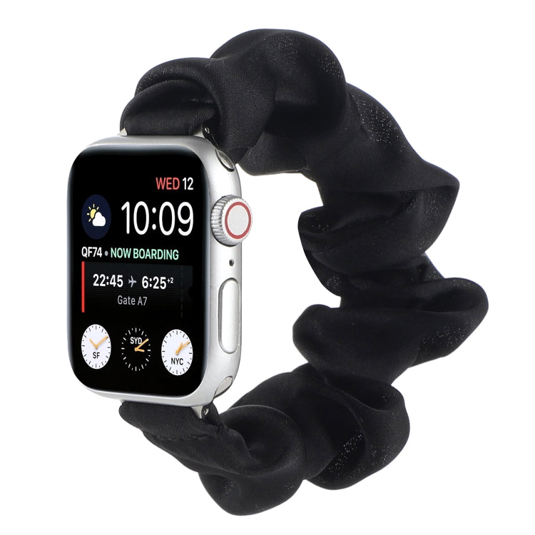 Scarf Hair Tie Replacement Watchbands For Apple Watch Series, 7 41mm / 6 & SE & 5 & 4 40mm / 3 & 2 & 1 38mm