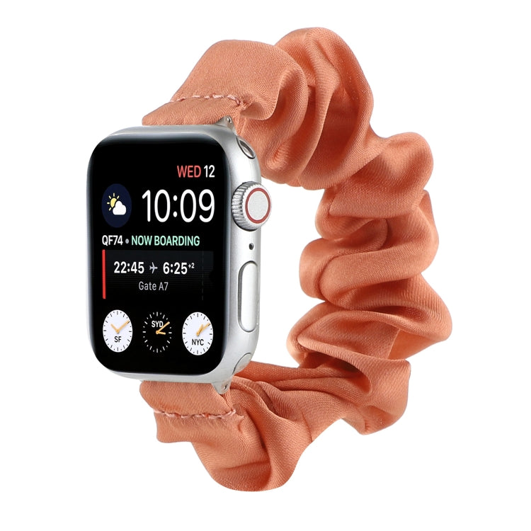 Scarf Hair Tie Replacement Watchbands For Apple Watch Series, 7 41mm / 6 & SE & 5 & 4 40mm / 3 & 2 & 1 38mm