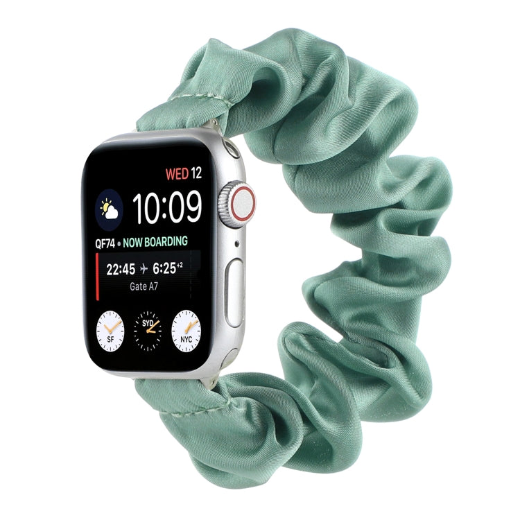 Scarf Hair Tie Replacement Watchbands For Apple Watch Series, 7 41mm / 6 & SE & 5 & 4 40mm / 3 & 2 & 1 38mm