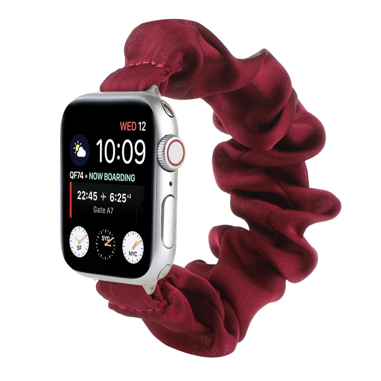 Scarf Hair Tie Replacement Watchbands For Apple Watch Series, 7 41mm / 6 & SE & 5 & 4 40mm / 3 & 2 & 1 38mm