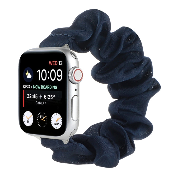 Scarf Hair Tie Replacement Watchbands For Apple Watch Series, 7 41mm / 6 & SE & 5 & 4 40mm / 3 & 2 & 1 38mm