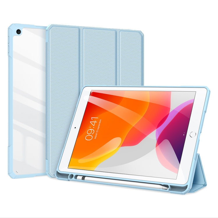 Étui à rabat intelligent antichoc en cuir PU + PC + TPU de la série DUX DUCIS TOBY, pour iPad 10.2 (2021/2020/2019), iPad Air 11 (2025/2024/Air 2022/2020) et iPad 10.9 (2020/2021).