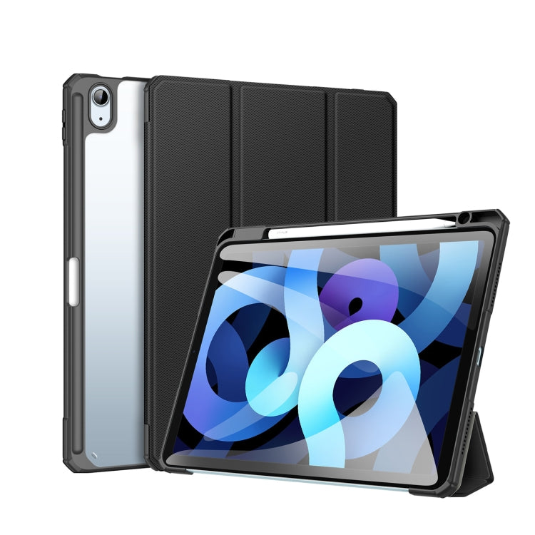 Étui à rabat intelligent antichoc en cuir PU + PC + TPU de la série DUX DUCIS TOBY, pour iPad 10.2 (2021/2020/2019), iPad Air 11 (2025/2024/Air 2022/2020) et iPad 10.9 (2020/2021).