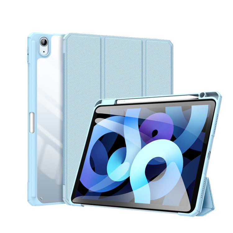 Étui à rabat intelligent antichoc en cuir PU + PC + TPU de la série DUX DUCIS TOBY, pour iPad 10.2 (2021/2020/2019), iPad Air 11 (2025/2024/Air 2022/2020) et iPad 10.9 (2020/2021).