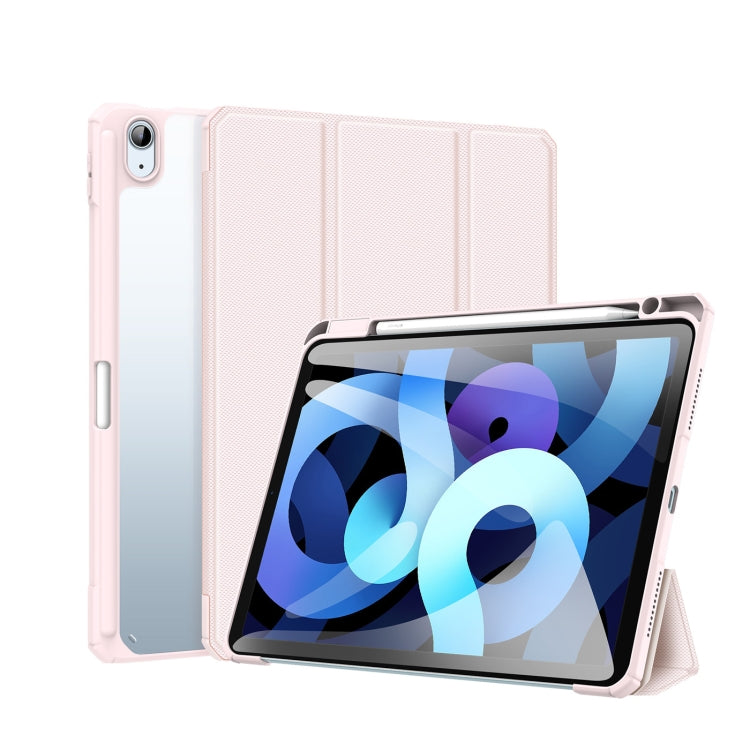 Étui à rabat intelligent antichoc en cuir PU + PC + TPU de la série DUX DUCIS TOBY, pour iPad 10.2 (2021/2020/2019), iPad Air 11 (2025/2024/Air 2022/2020) et iPad 10.9 (2020/2021).