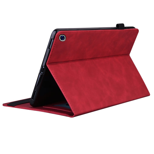 Open case displaying interior card storage and pen slot organization
