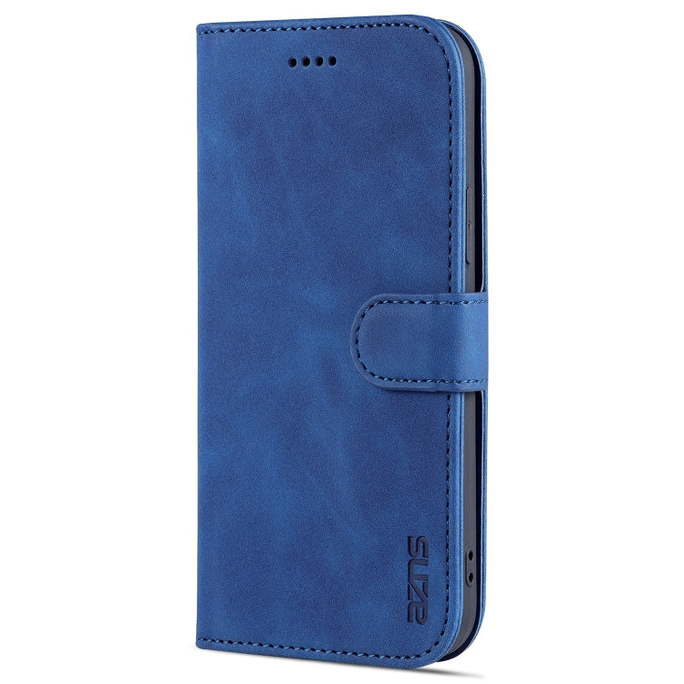 AZNS Skin Feel Calf Texture Horizontal Flip Leather Case with Card Slots & Holder & Wallet