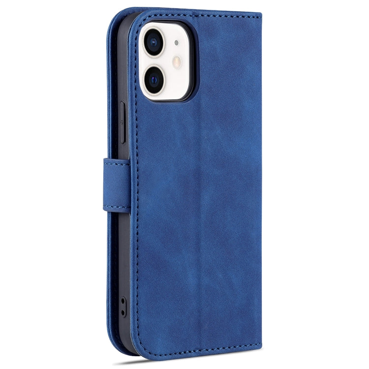 AZNS Skin Feel Calf Texture Horizontal Flip Leather Case with Card Slots & Holder & Wallet