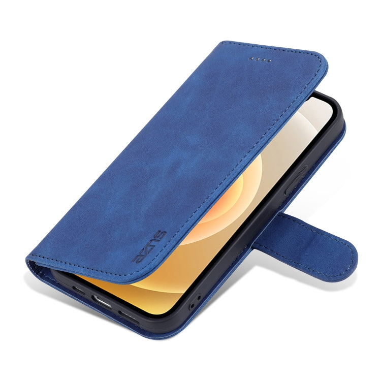 AZNS Skin Feel Calf Texture Horizontal Flip Leather Case with Card Slots & Holder & Wallet