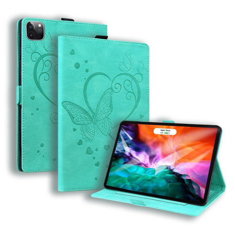 Love Butterfly Pattern Horizontal Flip Leather Case with Holder & Sleep / Wake-up Function, For iPad 9.7 (2017) (2018) / Air 2 Pro, For iPad 10.2 2021 / 2020 / 2019 / Air (2019) / 10.2 (2020), For iPad Mini 1 / 2 / 3 / 4 / 5����������������������������...