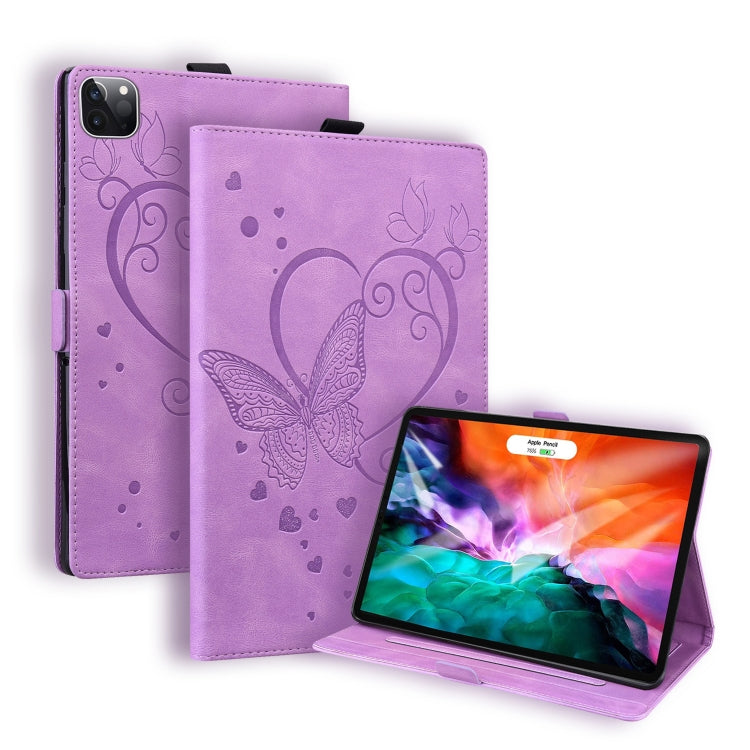 Love Butterfly Pattern Horizontal Flip Leather Case with Holder & Sleep / Wake-up Function, For iPad Pro 11 (2018) / Air (2020) / Pro (2021)