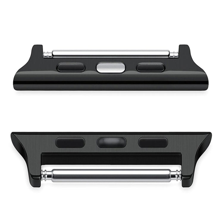 2 PCS Watchbands Stainless Steel Acoustic Ear Connector, Width: 22mm For Apple Watch Series 6 & SE & 5 & 4 40mm / 3 & 2 & 1 38mm, Width: 22mm For Apple Watch 40mm / 38mm