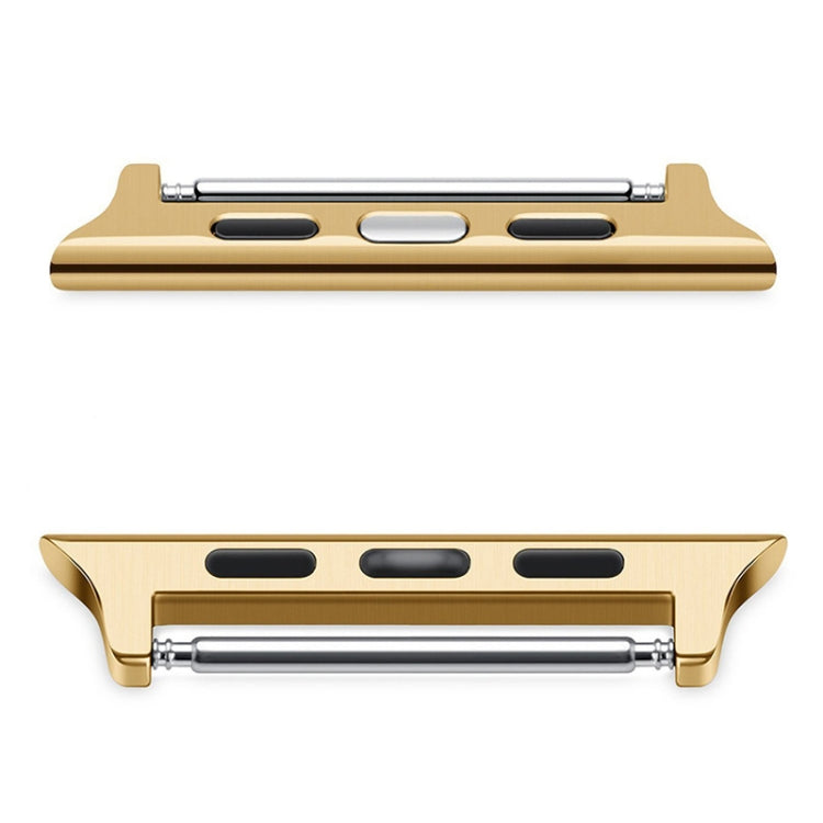 2 PCS Watchbands Stainless Steel Acoustic Ear Connector, Width: 22mm For Apple Watch Series 6 & SE & 5 & 4 40mm / 3 & 2 & 1 38mm, Width: 22mm For Apple Watch 40mm / 38mm