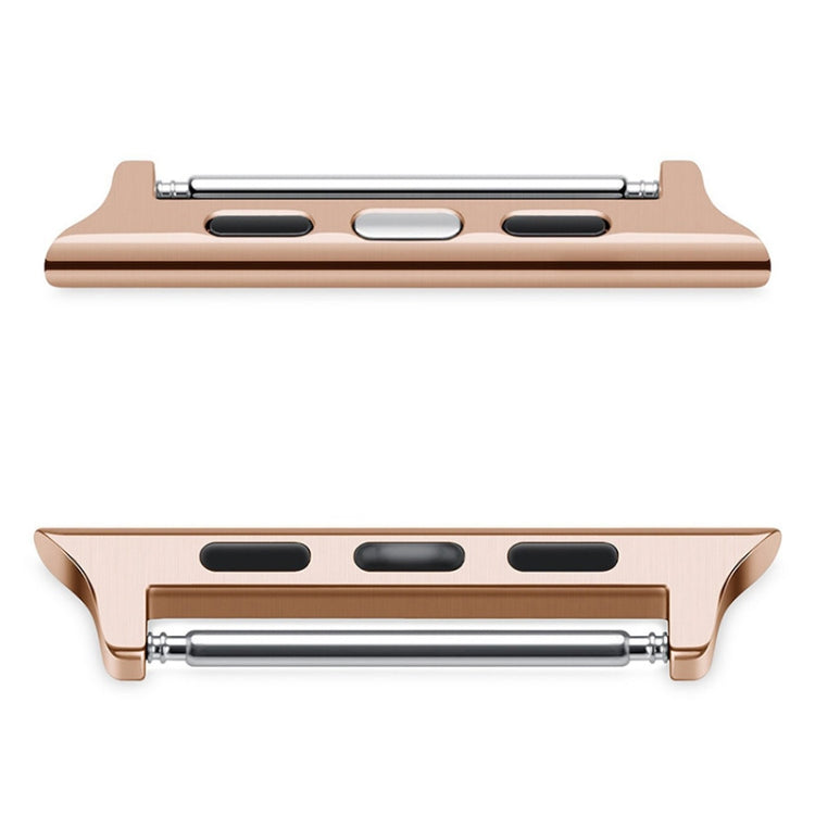 2 PCS Watchbands Stainless Steel Acoustic Ear Connector, Width: 22mm For Apple Watch Series 6 & SE & 5 & 4 44mm / 3 & 2 & 1 42mm, Width: 22mm For Apple Watch 44mm / 42mm