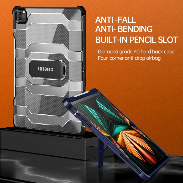wlons Explorer Series PC + TPU Protective Case with Folding Holder, For iPad Pro 11 2022 / 2021 / 2020 / 2018 / Air 2020 10.9