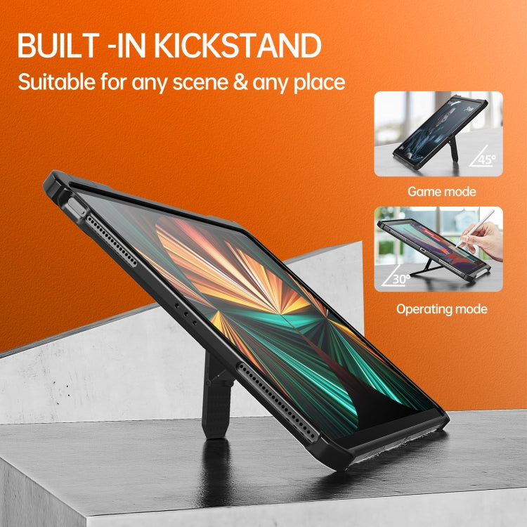 wlons Explorer Series PC + TPU Protective Case with Folding Holder, For iPad Pro 11 2022 / 2021 / 2020 / 2018 / Air 2020 10.9