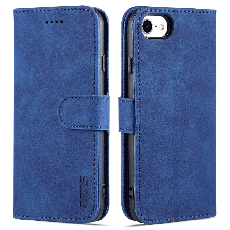 AZNS Skin Feel Calf Texture Horizontal Flip Leather Case with Card Slots & Holder & Wallet