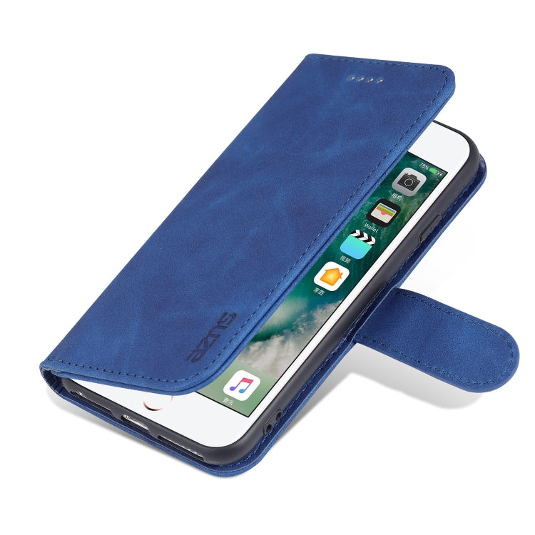 AZNS Skin Feel Calf Texture Horizontal Flip Leather Case with Card Slots & Holder & Wallet
