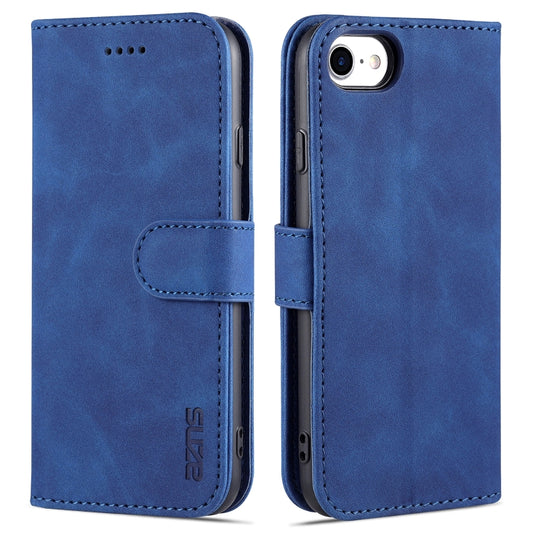 AZNS calf texture leather iPhone case with card slots and stand holder