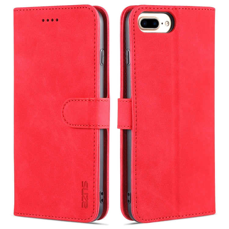 AZNS Skin Feel Calf Texture Horizontal Flip Leather Case with Card Slots & Holder & Wallet