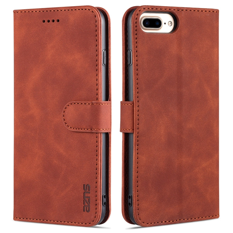 AZNS Skin Feel Calf Texture Horizontal Flip Leather Case with Card Slots & Holder & Wallet