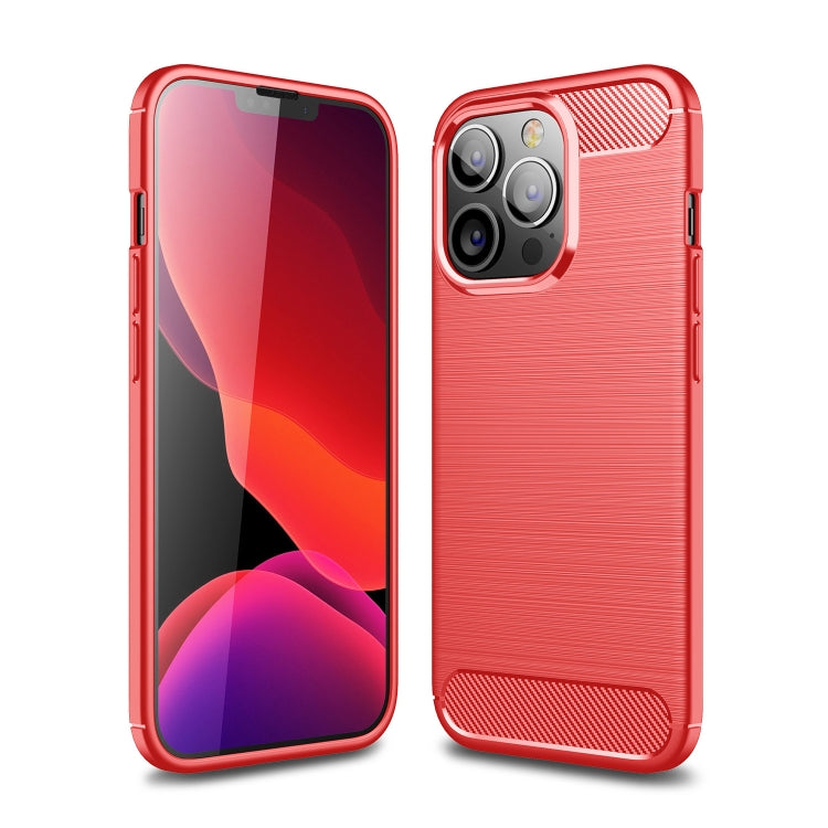 Brushed Texture Carbon Fiber TPU Case, For iPhone 13, For iPhone 13 mini, For iPhone 13 Pro, For iPhone 13 Pro Max, For Motorola Moto G Stylus 2021 5G