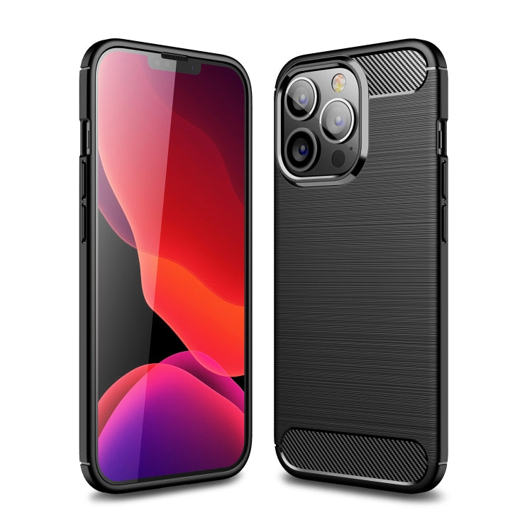 Brushed Texture Carbon Fiber TPU Case, For iPhone 13, For iPhone 13 mini, For iPhone 13 Pro, For iPhone 13 Pro Max, For Motorola Moto G Stylus 2021 5G