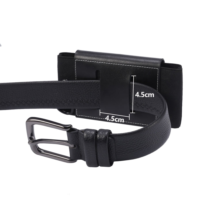 Ultra-thin Elasticity Mobile Phone Leather Case Waist Bag, For 5.8-6.1 inch Phones, Size: S