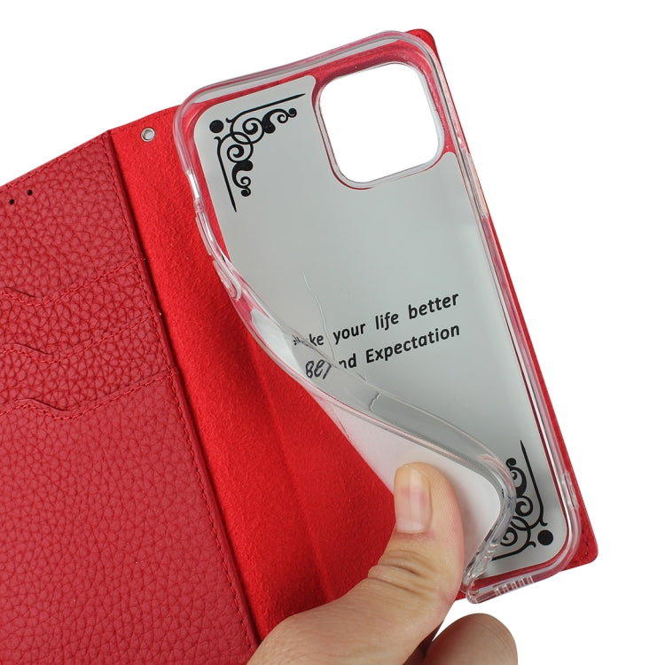 Litchi Texture Horizontal Flip Top Layer Cowhide Leather Case with Holder & Card Slots & Wallet & Strap & Wire Winder, For iPhone 12 mini, For iPhone 12 / 12 Pro, For iPhone 12 Pro Max, For iPhone 11 Pro