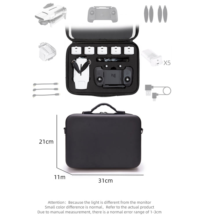 Portable Single Shoulder Storage Travel Carrying Cover Case Box with Baffle Separator for FIMI X8 mini, For FIMI X8 mini with Baffle Separator