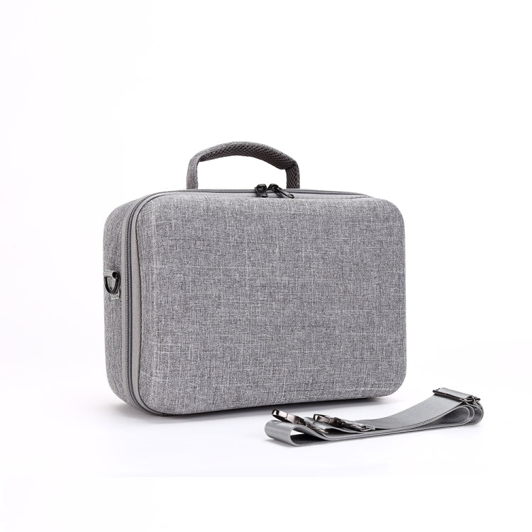 Grey Canvas Single Shoulder Storage Bag Shockproof Waterproof Travel Carrying Cover Hard Case for FIMI X8 Mini